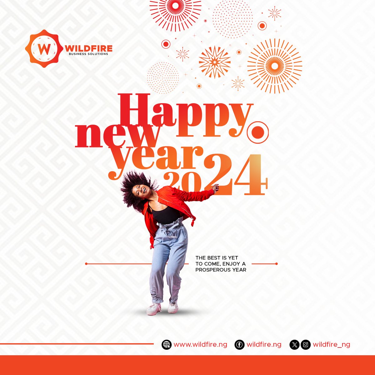 WildFire_BS's tweet photo. As we enter 2024, we remain committed to satisfying our clients and helping them build successful brands. We wish everyone a prosperous and fulfilling year ahead! 🎉

#Airpeace #Raininjanuary #FAILACOOKATHON #Nkechi https://t.co/UmSweIslTp