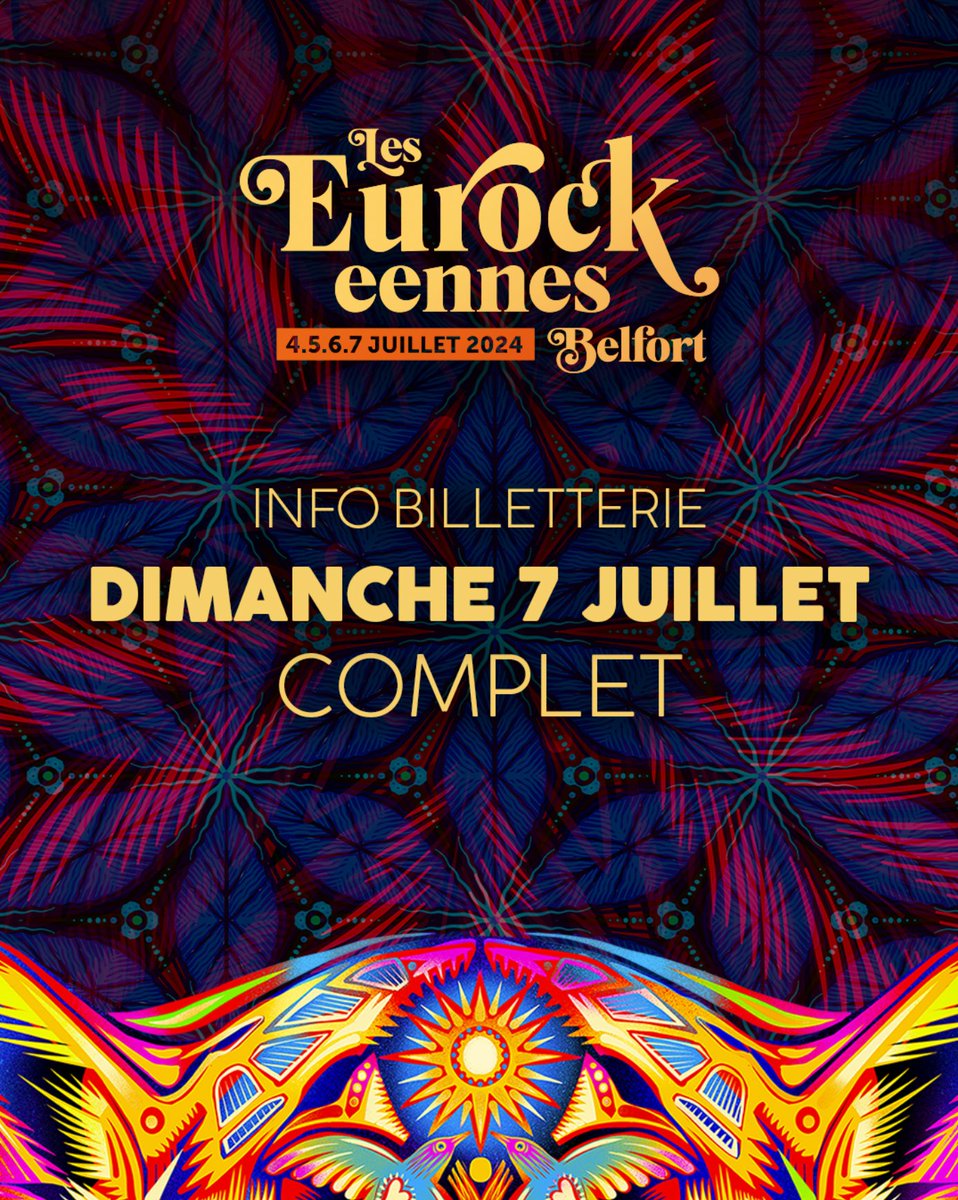 [ BILLETTERIE ] 📷 Dimanche @davidguetta complet 📷 RDV le 7 juillet prochain avec 30 000 festivaliers : ça devrait faire du bruit !! Jeudi, vendredi et samedi, forfaits 2 et 3 jours disponibles sur 🔽 eurockeennes.fr/billetterie/