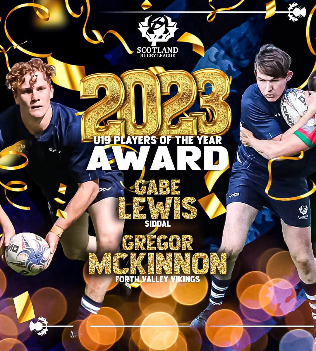 🏆 𝗨𝟭𝟵𝘀 𝗣𝗟𝗔𝗬𝗘𝗥 𝗢𝗙 𝗧𝗛𝗘 𝗬𝗘𝗔𝗥 𝗔𝗪𝗔𝗥𝗗

The U19s player of the year is given out to the best performing player from the Bravehearts Under 19 Squad! 🏴󠁧󠁢󠁳󠁣󠁴󠁿

In 2023, there are joint recipients of the award which go to Gabe Lewis &amp; Gregor McKinnon! Well done both! 👏