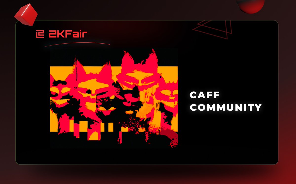 😎Hi guys. 

We worked hard. And now we are ready to create one of the strongest communities in #zkFair.

We will be the first utility NFT collection on the zkFair network. We know this is exactly what you wanted.

Let's make history? 😼
Let's Gooooo!!!! 🚀🚀🚀

#ZKFairCaff
