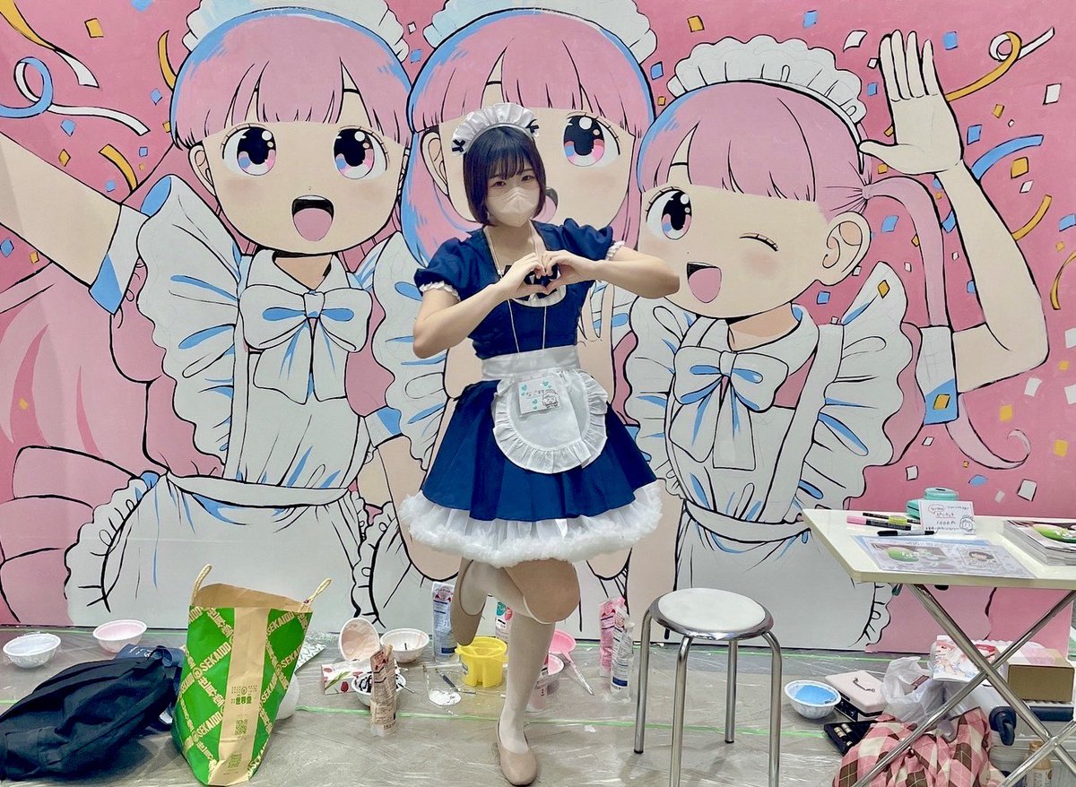 デザフェスでライブペイントした時の写真‼️