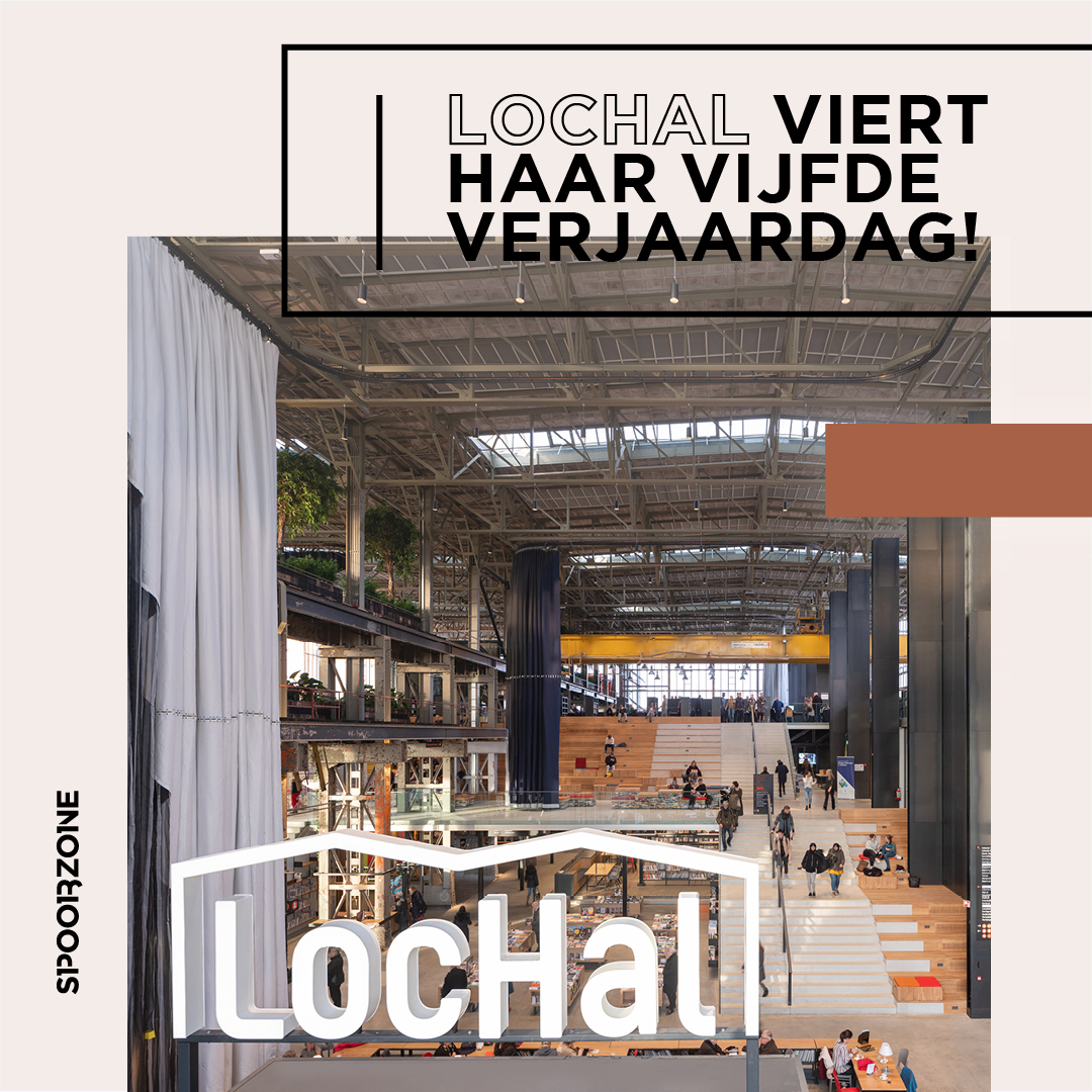Op 19 januari bestaat de <a href="/lochal013/">LocHal</a> 5 jaar en dit moet natuurlijk gevierd worden! 🎉 Daarom zijn er op 19 en 20 januari een hoop leuke activiteiten te beleven in de eyecatcher van de Spoorzone. 🤩 Zet de datum in je agenda en check het programma via 🔗 bit.ly/Spoorzone-5Jaa…