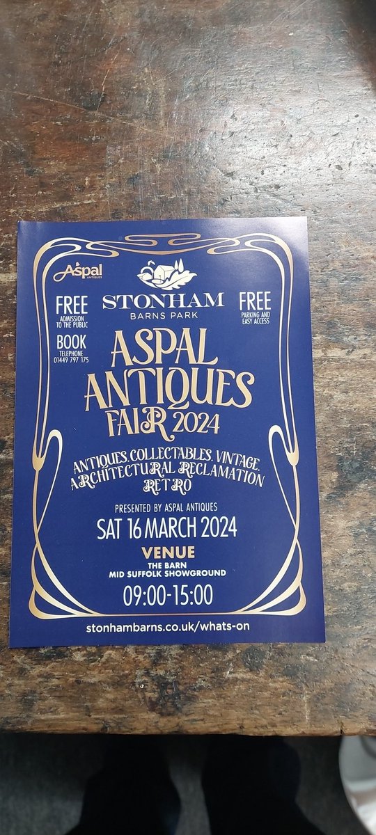 Antiques Fair on the Mid Suffolk Showground 16th March 2024. Limited spaces inside or outside available. To book call 01449 797175 or message. Free entry for the public. #Antiques #Vintage #Reclamation #Architectural <a href="/BBCBargainHunt/">Bargain Hunt</a> <a href="/AntiqueRoadTrip/">Antiques Road Trip</a> <a href="/BBC_ARoadshow/">Antiques Roadshow</a>