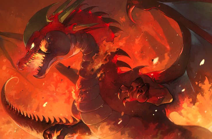 ドラクエ「ドラクエの世界で生きるドラゴンたち #辰年なのでドラゴンを貼る」|LINNE₍Ꙭ̂₎のイラスト