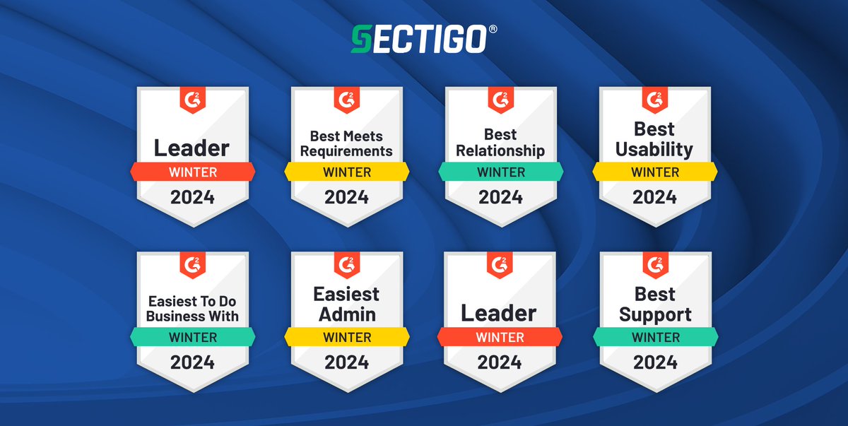 Thrilled to share that <a href="/SectigoHQ/">Sectigo</a> has again been recognized as a leader in the <a href="/G2dotcom/">G2</a> Winter 2024 Grid report🏆sectigo.com/resource-libra…
