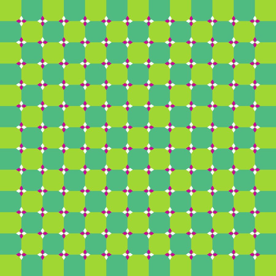 AkiyoshiKitaoka's tweet image. Vertically or horizontally aligned rows appear to tilt.