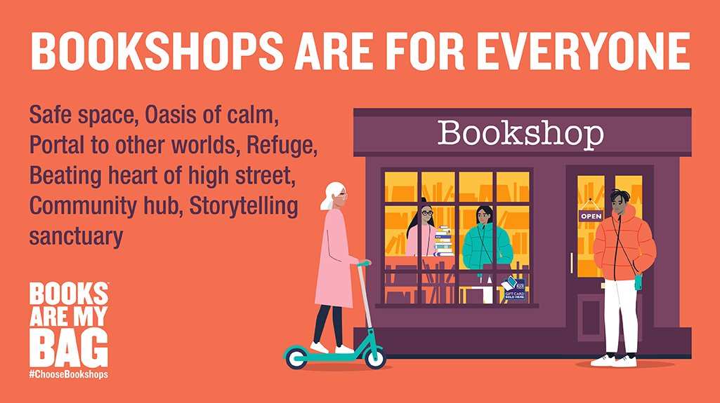 Bookshops are at the heart of communities so make sure you support your local bookshop and celebrate all the wonderful things they offer to readers and their high streets. ♥️ #ChooseBookshops
