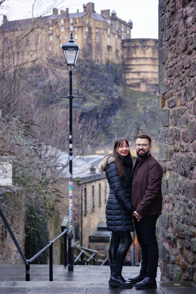 theradavies's tweet photo. Of course she said yes! 💍
It was a pleasure to be asked by Kamil to capture his proposal while on holiday in Edinburgh 🏰
Congratulations to you both 🎉
#photography #portraitphotography #environmentalportrait #portrait #proposal #engagement #lifestylephoto #Edinburgh https://t.co/ThwRi3qagC