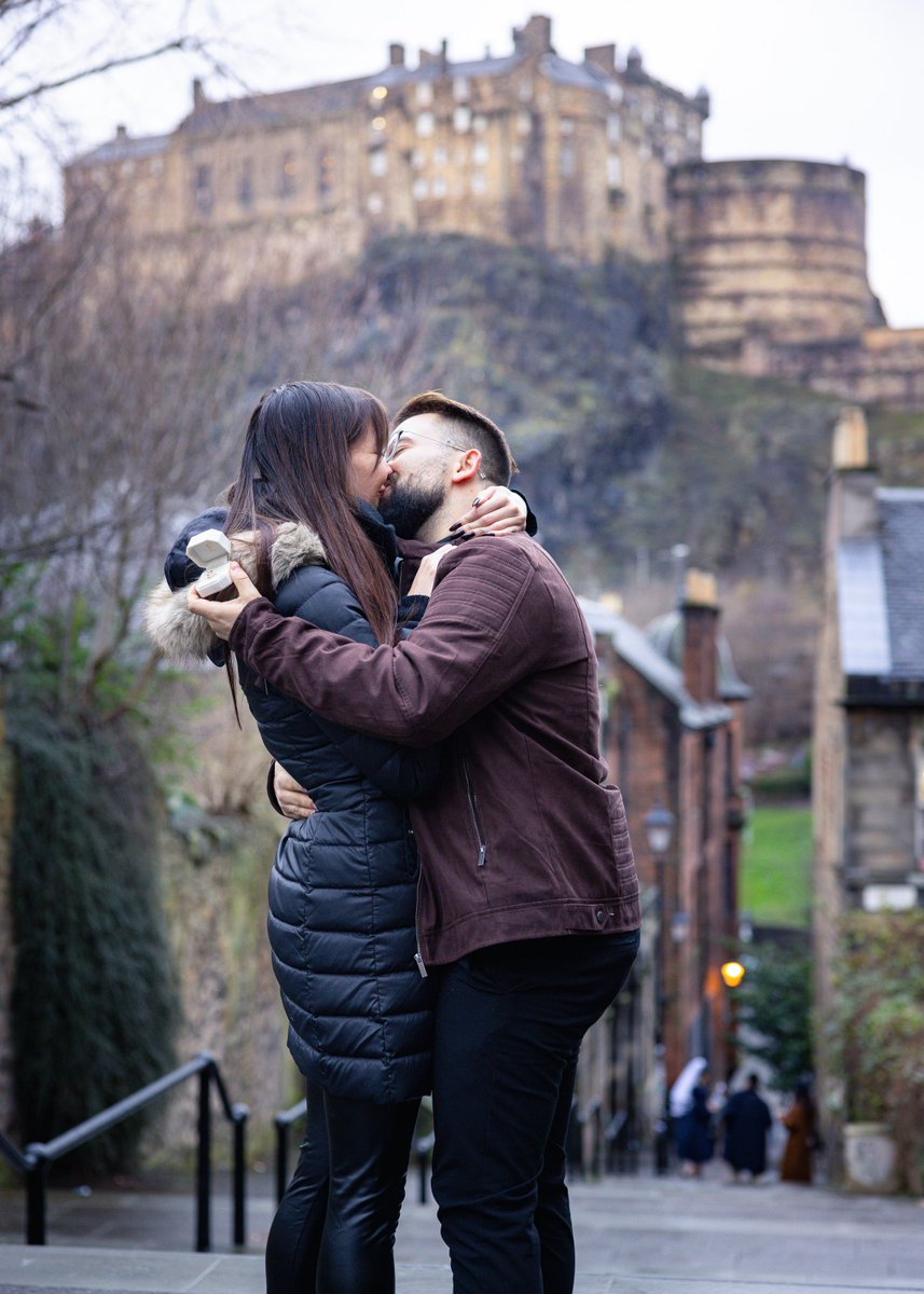 theradavies's tweet photo. Of course she said yes! 💍
It was a pleasure to be asked by Kamil to capture his proposal while on holiday in Edinburgh 🏰
Congratulations to you both 🎉
#photography #portraitphotography #environmentalportrait #portrait #proposal #engagement #lifestylephoto #Edinburgh https://t.co/ThwRi3qagC