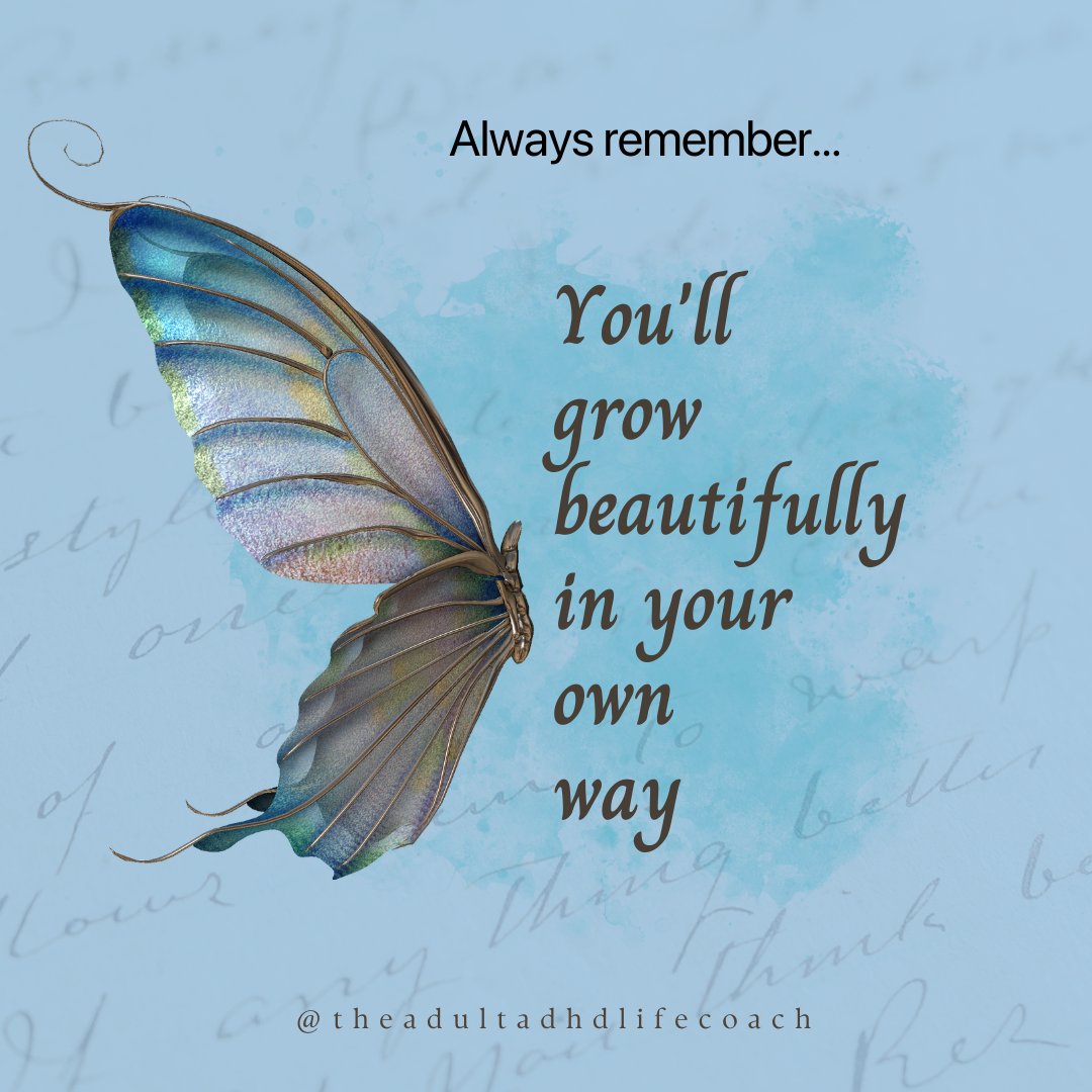 In a world defining success &amp; happiness in a certain way, remember your journey is unique 🌟 Like flowers, we grow beautifully in our own way. Embrace your individuality, cherish your strengths, &amp; grow at your own pace. 🌱✨
#ADHDsupport
#ADHDLifeCoach 
#AdultADHD
#AdultADHDCoach