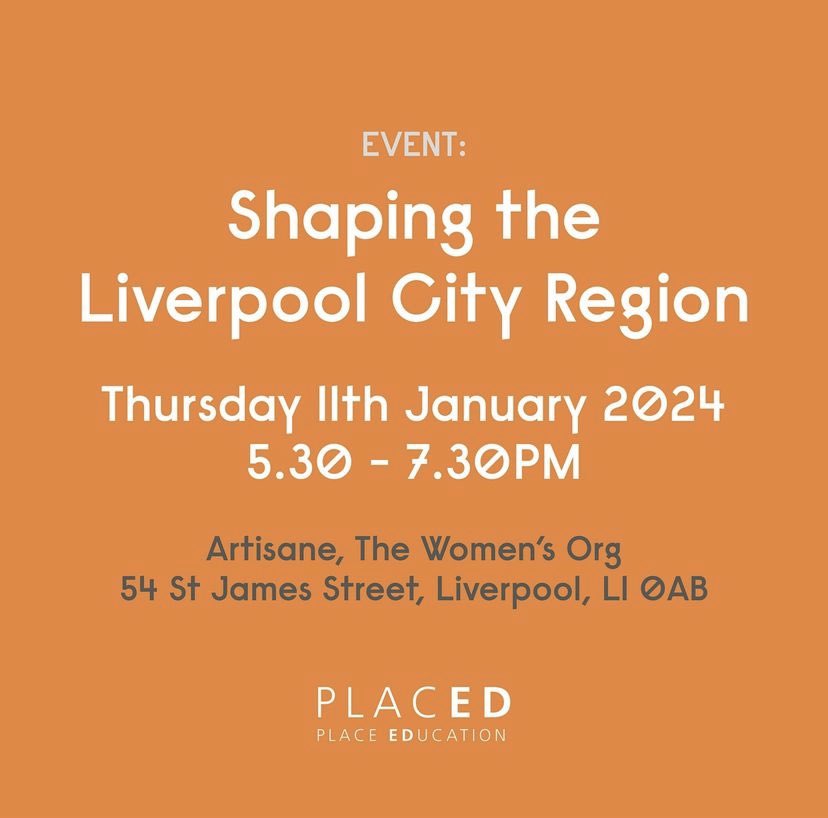 Are you aged 16 to 24? Do you want a say in shaping our region? Join @PlacedEd for nibbles and a chat about how to shape the LCR with their Spatial Development Strategy. 🗓️Thurs 11th Jan 📍 54 St James Street, L1 0AB, @artisanelpool Grab a spot here: shorturl.at/gqzCG