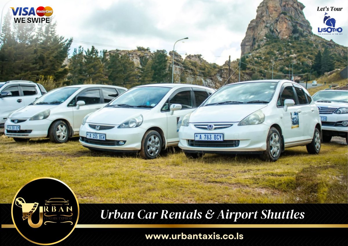 UrbanTelephoneT's tweet photo. Inspection Day- For your Staff to be Transported Safely: Insurance Checked ✔️
Fitness ✔️
Registrations ✔️
Drivers Training in Planning.
📧 urbantaxis2@gmail.com
�� info@urbantaxis.co.ls
🌎 https://t.co/WjbWggp1ub
(+266) 27319097
#WeSwipe #Lstwitter https://t.co/5k6e61cSmU
