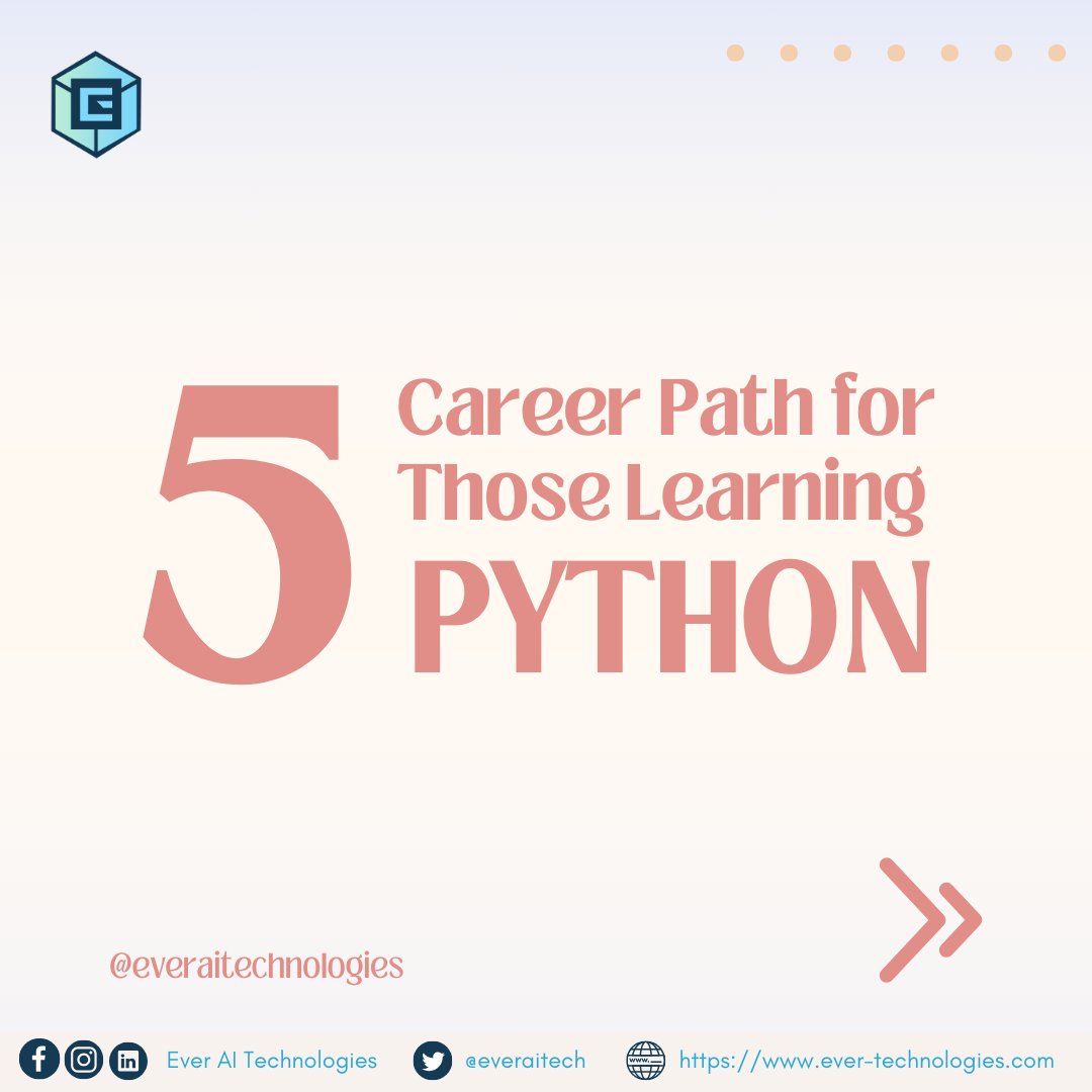 everaitech's tweet image. Unleash your potential with Python! Your career path starts here! 💼🚀
Register Python WIth ChatGPT Bootcamp Now!
👉🏻 ever-technologies.com/python-chatgpt…
#PythonCareer #TechFuture