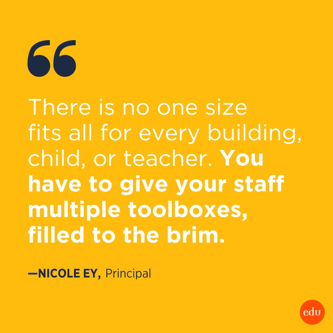 Award-winning principal Nicole Ey shares what’s working at her school: edut.to/473j2v2