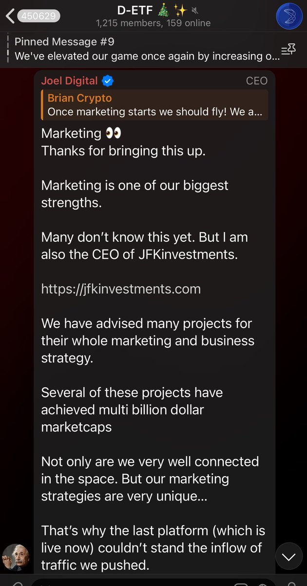 TheKryptoJunkie's tweet photo. Check out $DETF

⚡️ 4.24m mcap
🤑 No vesting, 100% unlocked
💰 50m commitment from GEM
👍 CEO is also the CEO of https://t.co/C9C8kcpaxZ

I wish I saw this sooner but it’s still early. The platform isn’t live yet and marketing hasn’t begun.

🔗 https://t.co/mclGO1Vq58

#DETF #ETF https://t.co/24A5CeFwbU