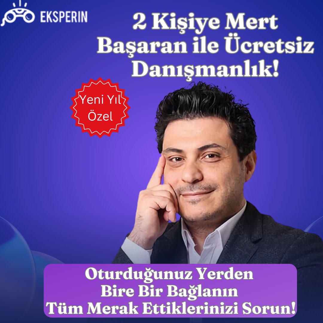 eksperin's tweet photo. 📢 Yeni Yıla Özel Hediye!
🔥Mert Başaran ile canlı görüşüp sorularınızı sorabilirsiniz. 6 Ocak Ctesi 17.00'a kadar yapmanız gerekenler:
✅Bu paylaşımı RT etmek
✅ @eksperin hesabını takip
✅ @MertBasaran_inv hesabını takip
👉 https://t.co/hMrwhNi5AR #kiymetlibilgihizmeti https://t.co/MXYR72diMc