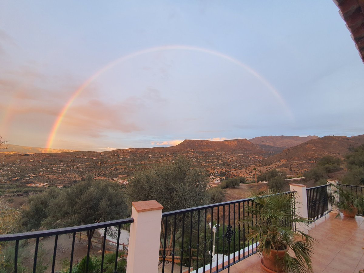Un perfecto arcoíris, me encanta🌈🌈
#Malaga
📷Mabel