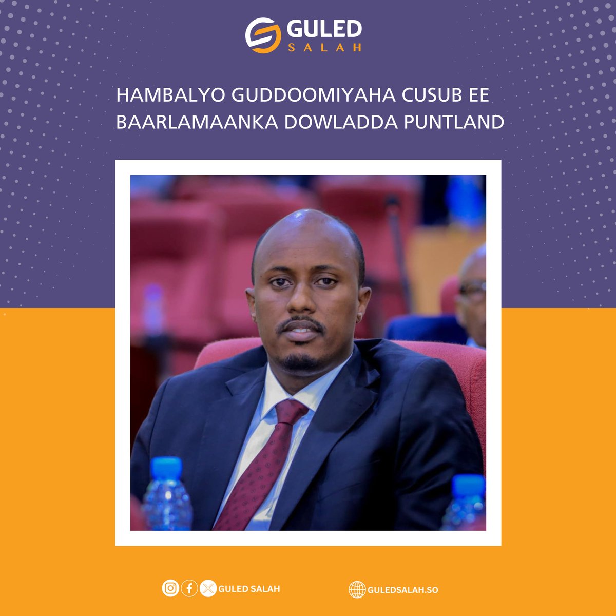 GuledforPL2024's tweet photo. #Puntland presidential candidate Dr. Guled Salah congratulated the new chairman of the Puntland parliament, Abdirisak Ahmed Said. https://t.co/r8ebNA8E5T