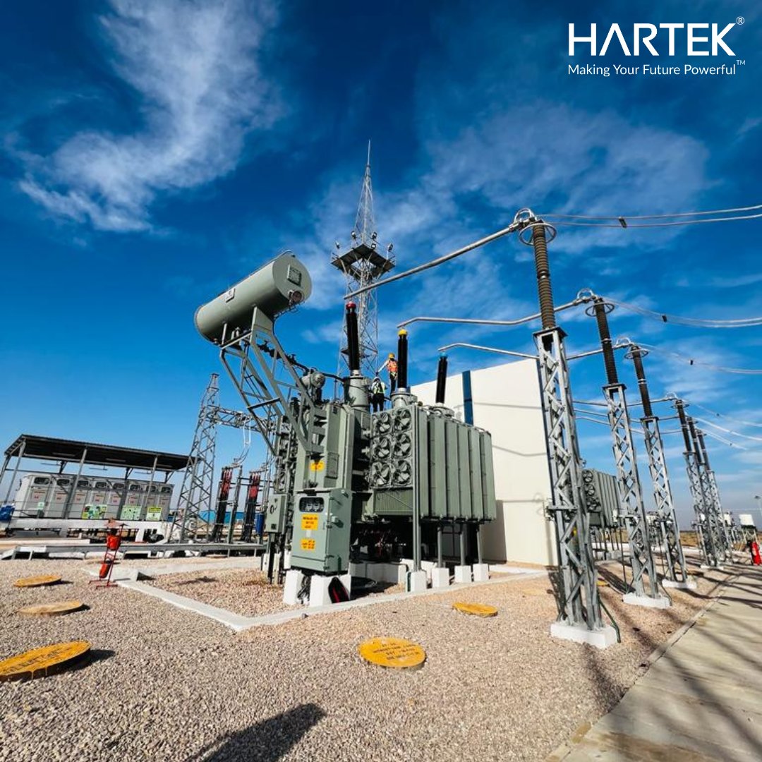 hartekgroup's tweet photo. #LiveUpdate
Thrilled to announce the successful commissioning of our monumental 300MW Amplus Project in Jaimalsar, Bikaner, Rajasthan.
#HartekGroup #thinkpowerthinkhartek #PoweringProgress #ProjectCommissioning #EnergyLeadership #Utility #HartekPower #Bikaner #Rajasthan https://t.co/NEdsFn4rp8