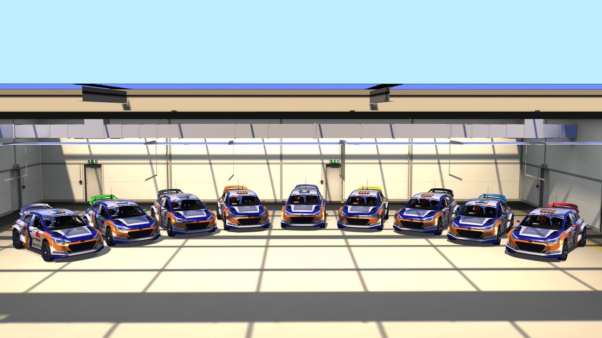 Escuadrón listo para la carrera de campeones organizada el domingo por <a href="/SIMRALLY_es/">SIMRALLY</a> 
#TeamKRT