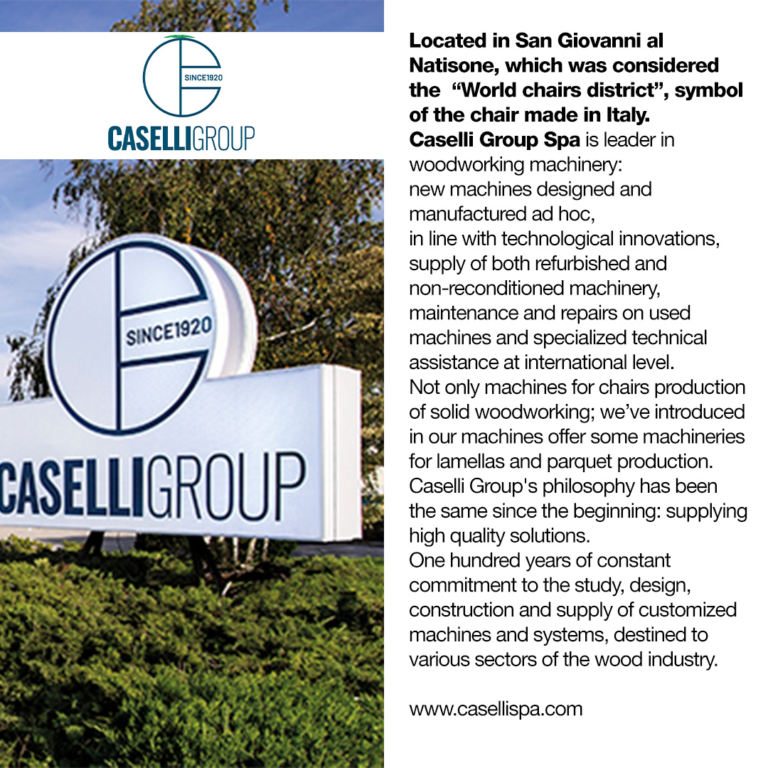 Xylexpo 2024 is approaching. The exhibition, scheduled at Fieramilano-Rho from 21 to 24 May, will present the best of #companies and #technologies for the #wood-#furniture supply chain. Today we introduce Caselli Group, specialized in #woodworking machinery.