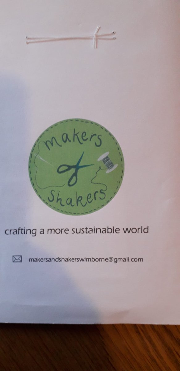 ClimateSamwell's tweet image. This beautiful hand-sewn bookmark tells a serious message - temperatures are increasing (in this case, in Dorset, UK). It was made as a reminder of the urgency of the climate crisis, by my mum! One of the "makers and shakers" of Wimborne. #ShowYourStripes