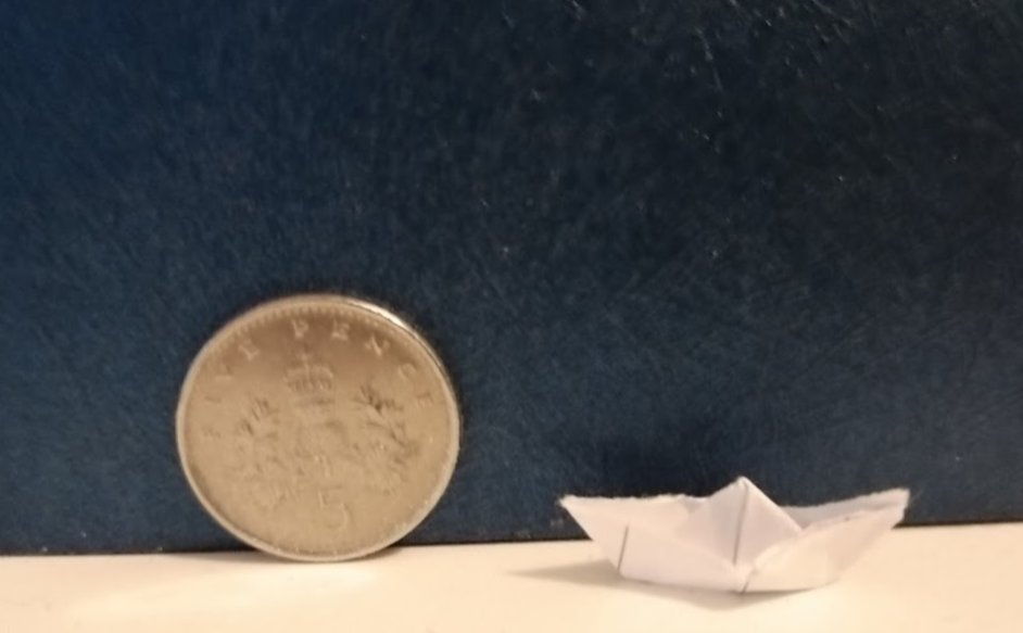 VinayJalla's tweet image. WORLD'S SMALLEST BOAT! 

Little boat, big dreams⛵️Even the smallest vessel can conquer vast oceans. #DreamBig and set sail on the seas of imagination. This paper boat reminds me to never underestimate the power of a brave heart. #papercraft #tinyadventures