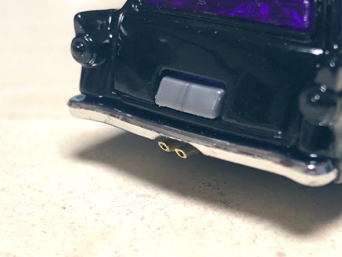porschegmbh's tweet photo. #ホットウィール  #HotWheels  #8crate HW 8Crateをリアルライダー化とスラッシュカットマフラー新設
ミッドマウントのv8が見えないのが残念 https://t.co/egsFlbjwjK