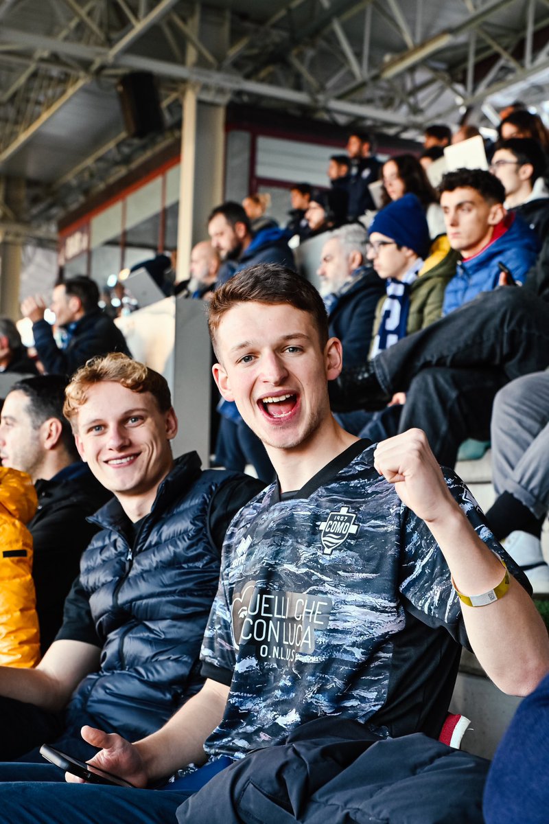 Como_1907's tweet photo. 🎙️ “Were here because we think it’s the most beautiful location for a football stadium in Europe.”

@Thogden in the house! 🏟️ https://t.co/jF52o3eXs1