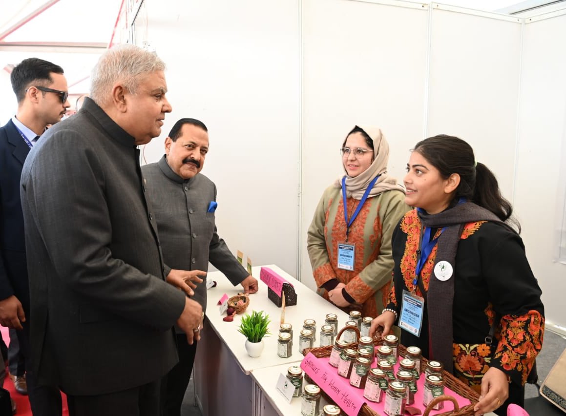 VPIndia's tweet photo. Hon'ble Vice-President, Shri Jagdeep Dhankhar inaugurated the Biotech Startup Expo on “Emerging Startup Trends in North India” in Kathua, Jammu &amp; Kashmir today. @DrJitendraSingh @DBTIndia @BIRAC_2012 https://t.co/tBZ5ShrDzP