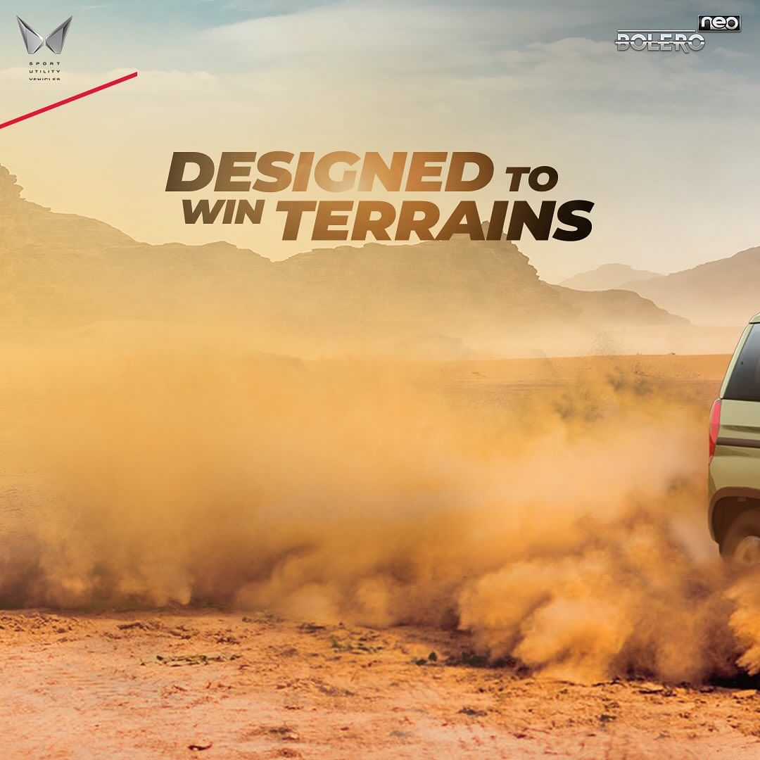 CiMahindra's tweet photo. Leave the ordinary life behind with 260 Nm torque and a power-packed mHAWK100 engine. Drive
Bolero Neo – The Asli SUV.
#AsliHai #BoleroNeo #TheAsliSUV #mahindra #MahindraRise #cimahindra #DrivewithCI https://t.co/q27TjgWm6X