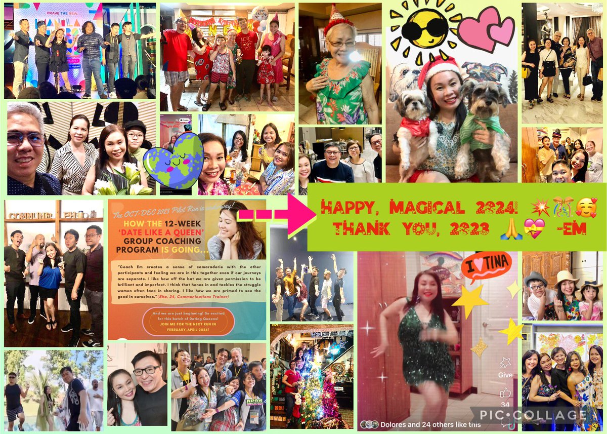 emspiritdancer's tweet photo. #CHEERS to the crazy, challenging yet brilliant and magical year that was!! Here’s to an exciting, joyous and rip-roaring year ahead! 🙏🍀🥰✨ HAPPY NEW YEAR, everyone! 💥🎊❤️ #happynewyear #thankyou2023 #yearendparty #theyearthatwas #2023highlights https://t.co/EF0umuKwE4