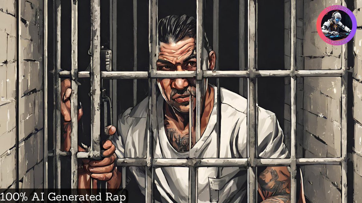 AIrapperworld's tweet photo. Behind Bars Rhyme: Echoes of Confinement | Prison Rap 2023 | AI rapper f... https://t.co/sRGRwusFtQ via @YouTube https://t.co/MYMh9wH6rn