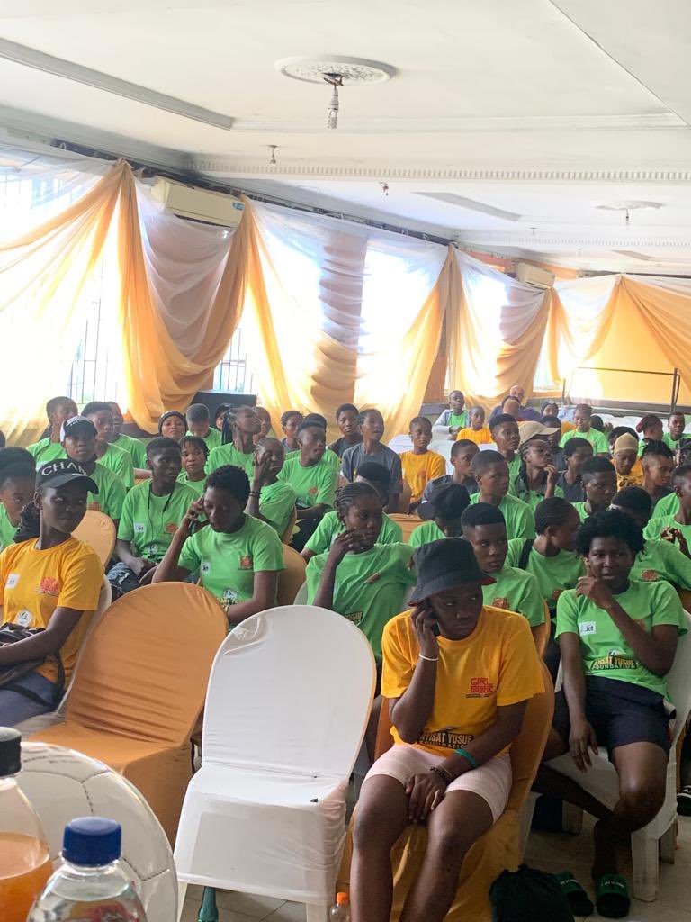 womenadvocate's tweet photo. Ongoing:

 @abiolaak is the Distinguished Chairman at the She Football Conference organized by @SheFootballinit https://t.co/KyR3qZuW4t