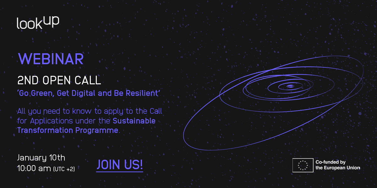 LookUP_EU's tweet photo. 📢 Attention #tourism #SMEs in #Finland, #Romania, and #Spain! Discover how you can receive €4,500 for your #sustainability strategy!
Join our webinar on January 10th! Engage directly with us and gain key insights. 🙌
Register now! ➡️https://t.co/s72CyNc4BI
#LookUPproject https://t.co/ac6694dxPb