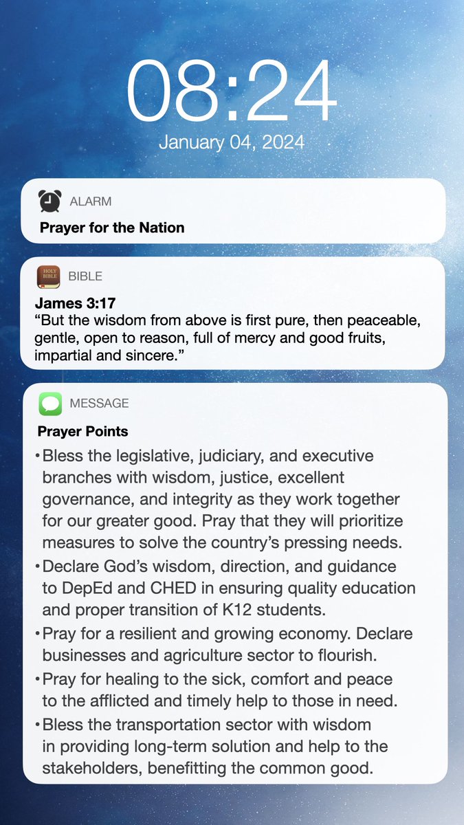 As we continue to stand in the gap for our nation in prayer, let us claim the kind of wisdom from our Scripture tonight. 

#BlessThePhilippines