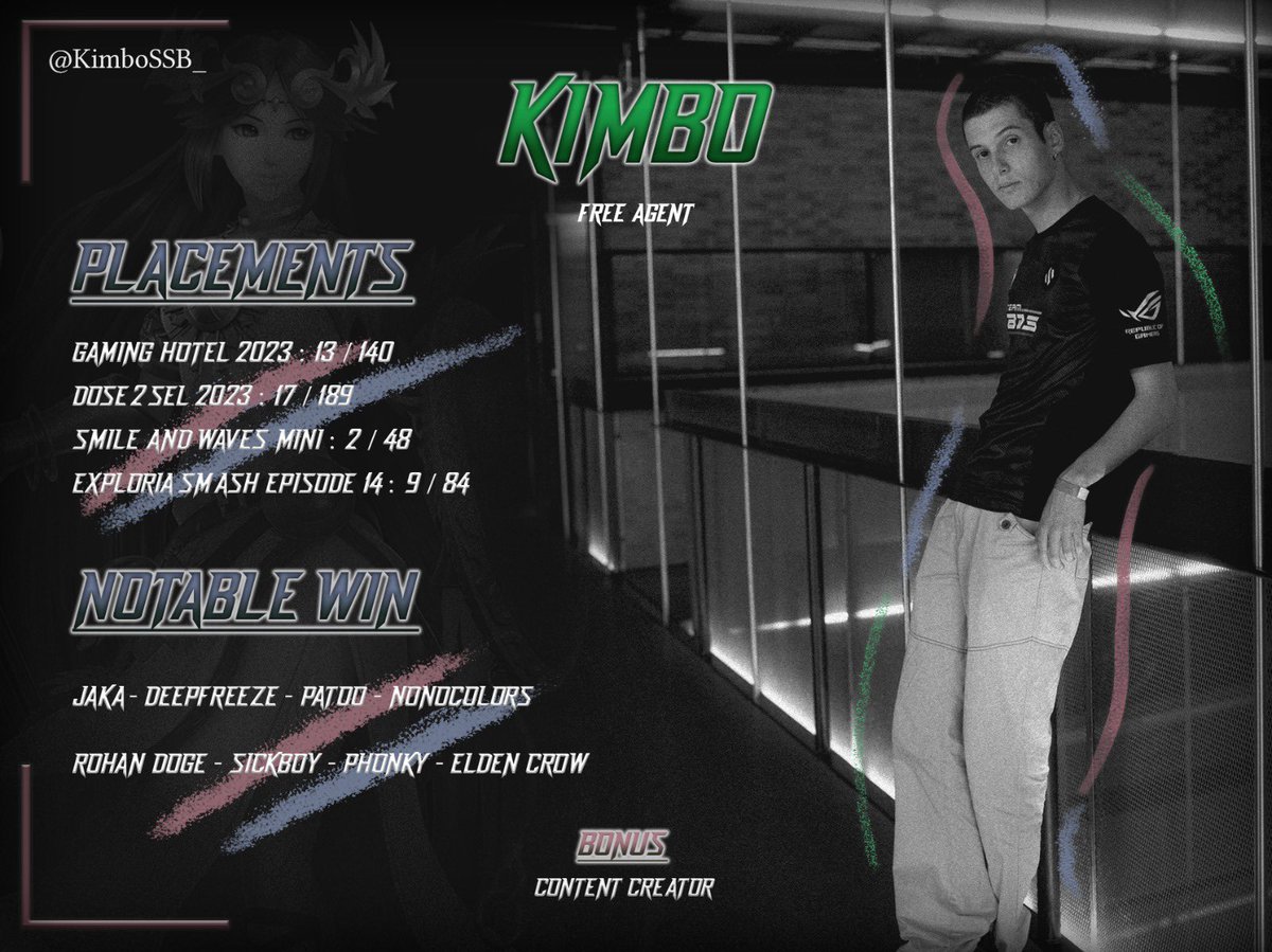 Comme vous avez pu le voir sur mon profil je ne fais plus partie de <a href="/TeamBDS/">TeamBDS</a>, ça a été une formidable aventure et j’ai pu faire des choses très cool. Merci beaucoup pour l’aventure. Je suis désormais FREE AGENT et cherche une structure pour m’accompagner. 
RT + like ❤️ apprécié