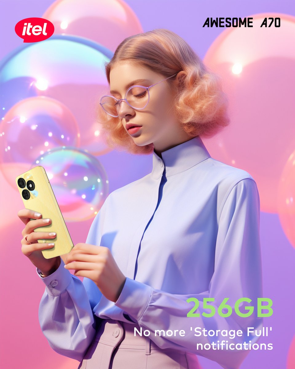 itelghana's tweet image. 🚀itel A70 has a large memory of 256GB, so you don’t have to worry about running out of photos.
🖥️ Keep more apps running simultaneously than ever before.

#itelA70
#AlwaysAwesome