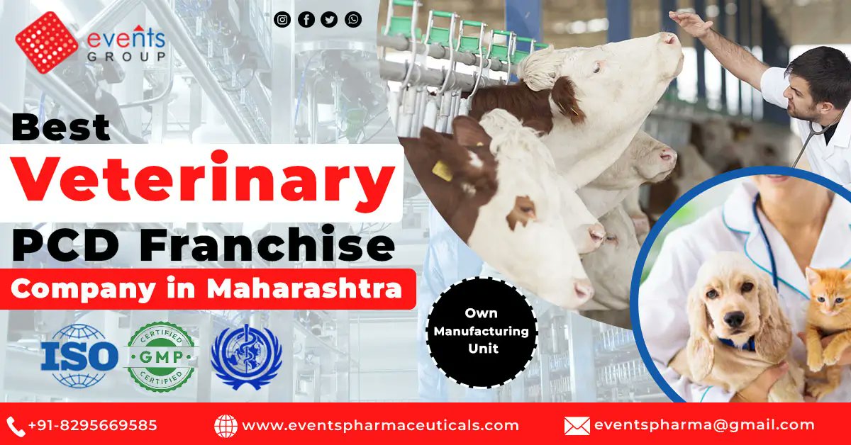 eventspharma2's tweet photo. Events Pharmaceuticals stands out as the premier veterinary franchise company in Maharashtra. 
Get quote:- https://t.co/OlDArA6eg1
#eventspharma #veterinary #veterinaryfranchise #pcdfranchise #pcdcompany #veterinarypcdfranchise #veterinarypcdcompany #maharashtra https://t.co/pfJjEM08FS