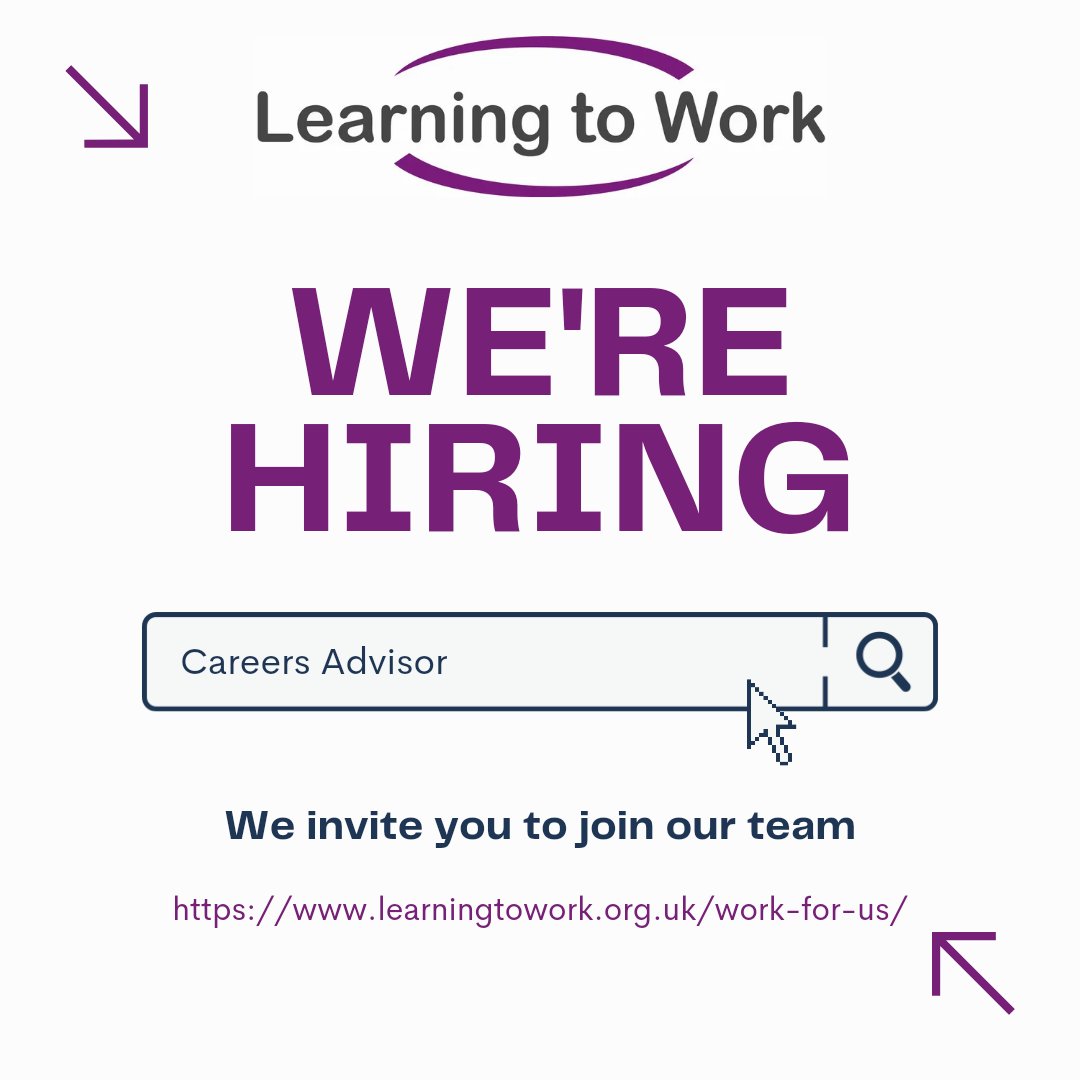We have an amazing opportunity for YOU to join our incredible team!

YOU could make a difference and help shape the lives of local young people!

APPLY TODAY- learningtowork.org.uk/work-for-us/

#HiringNow #MakeADifference #thamesvalley #careers #workwithus #slough #Berkshire