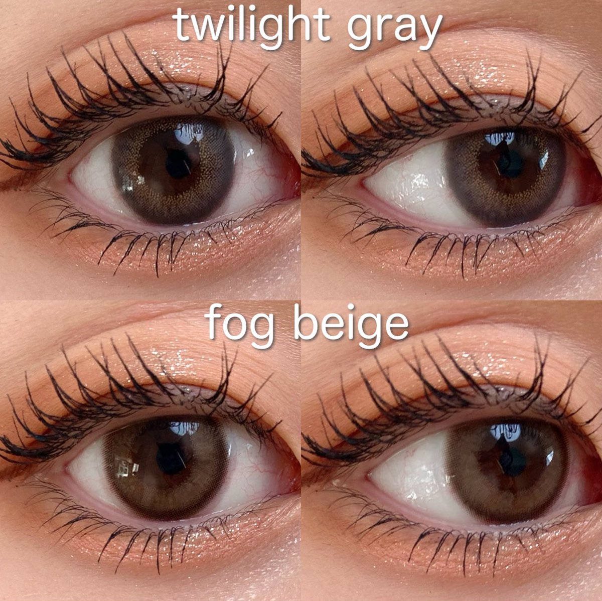 muzy_kirakira's tweet image. エフォス(@efos_contact )のモニターキャンペーンに当選し、エフォスの可愛すぎるニュアンスカラーの新色二色をいただきました🫧
今回のトワイライトグレーのカラーは南りほちゃんがプロデュースされたそうで、とっってもお洒落なグレーレンズ🥺🩶　▼続

#PR #efos #エフォス #エフォスカラコン