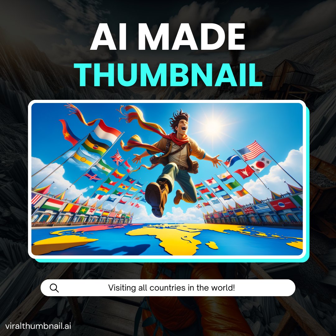 viralthumbnail's tweet photo. This thumbnail was created by just typing the video title. 

From now on, no one has to spend more than a minute on making a thumbnail 🥱 https://t.co/dPXiNvTkf1