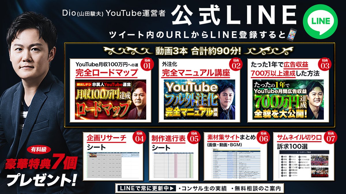 Dio(山田駿夫)@YouTube運営者 tweet media