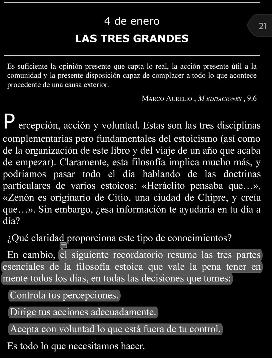 #estoicismo «Las tres grandes»
(Diario para estoicos, Holiday y Hanselman).

🤔 #FilosofandoAndo 👉🏽 x.com/gLatinMusic mastodon.au/@gLatinMusic bit.ly/LDG-Binaurales bit.ly/LDG-G118 bit.ly/LDG-G118AM