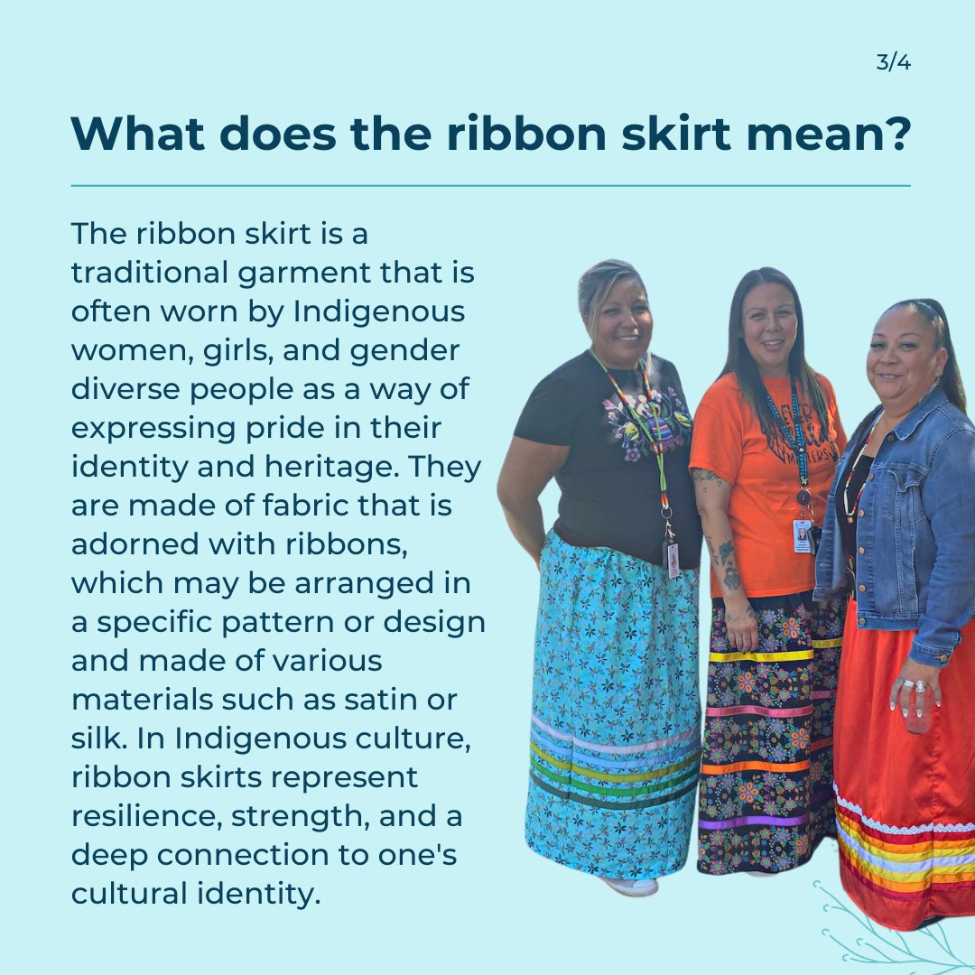 Happy #NationalRibbonSkirtDay! Dedicated to honouring and appreciating Indigenous identity and culture, this day provides a unique opportunity for everyone to come together, fostering understanding, acceptance, and celebration.