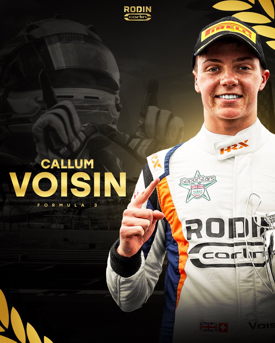 Rodin Motorsport (@rodinmotorsport) on Twitter photo Time for 2023 <a href="/GB3Championship/">GB3 Championship</a> Champion Callum Voisin to make the move up to <a href="/Formula3/">Formula 3</a>!
Excited for the year ahead! 💪
🔗 carlin.co.uk/news/callum-vo…
#RodinCarlin <a href="/RodinCars/">Rodin Cars</a> #F3 Time for 2023 <a href="/GB3Championship/">GB3 Championship</a> Champion Callum Voisin to make the move up to <a href="/Formula3/">Formula 3</a>!
Excited for the year ahead! 💪
🔗 carlin.co.uk/news/callum-vo…
#RodinCarlin <a href="/RodinCars/">Rodin Cars</a> #F3