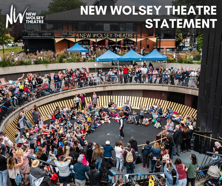 The New Wolsey Theatre's response to Suffolk County Council’s proposed 100% cut to core cultural investment across Suffolk. ➡️ Read here: tinyurl.com/24cunayb #NewWolsey #Theatre #Ipswich #Suffolk #Arts