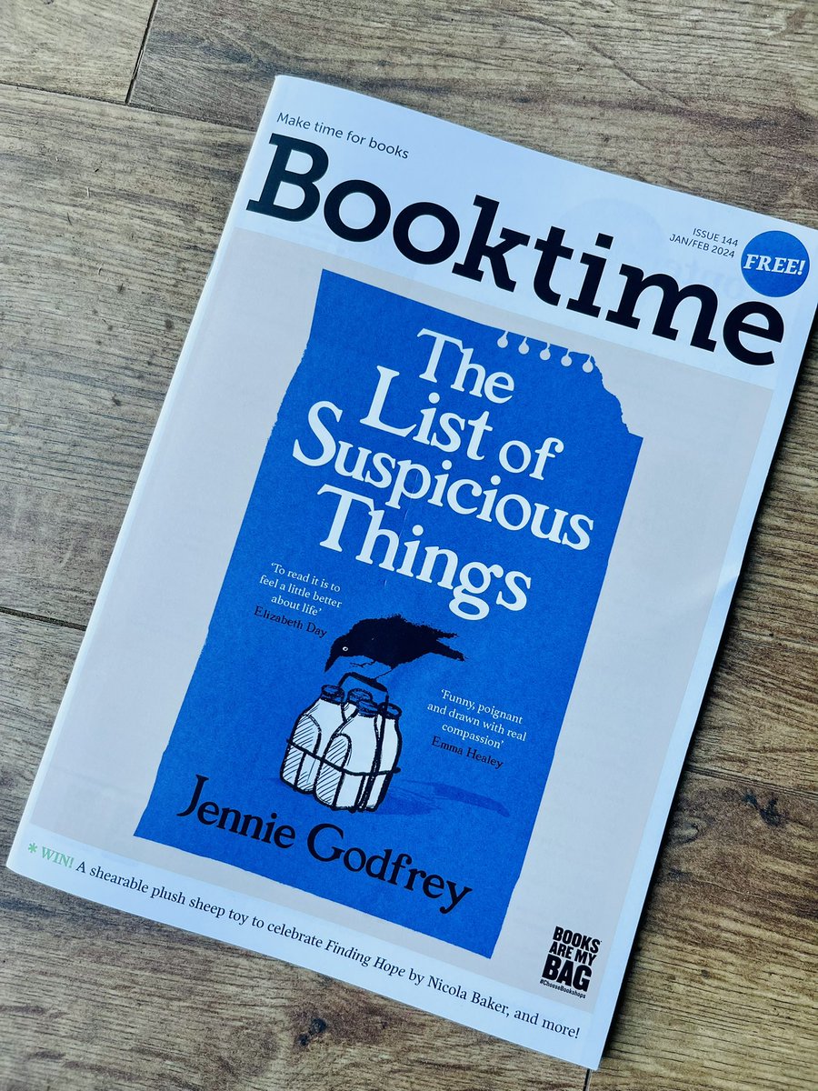 The Jan/Feb edition of <a href="/Booktimemag/">Booktime Magazine</a> is here! 

A brilliant book magazine filled with news, reviews, competitions and more! 

The next 50 boxed orders will contain a FREE copy! 🤩 
FoxLaneBooks.co.uk 

<a href="/booksaremybag/">Books Are My Bag</a> <a href="/BAbooksellers/">Booksellers Association</a>
