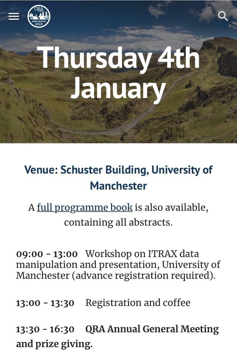 The clouds have cleared for #Manchester to welcome you to day 1 of #QRA24 
the iTrax  workshop is well underway in the <a href="/UoM_GeogLabs/">UoM Geography Laboratories</a> and today it’s the turn of <a href="/GeographyUOM/">Manchester Geography</a> / <a href="/QEGMan/">QEG Manchester</a> to welcome you to the <a href="/OfficialUoM/">The University of Manchester</a>