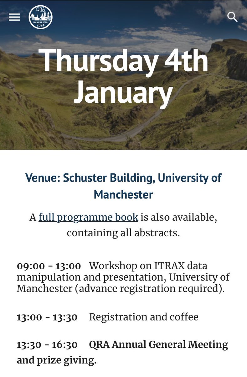 The clouds have cleared for #Manchester to welcome you to day 1 of #QRA24 the iTrax workshop is well underway in the @UoM_GeogLabs and today it’s the turn of @GeographyUOM / @QEGMan to welcome you to the @OfficialUoM